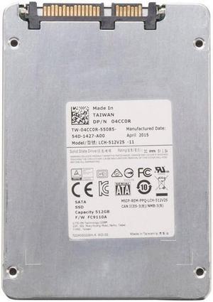 Dell 4CC0R 512 GB 2.5 Inches Internal Solid State Drive - 6 Gbps - SATA 3 - MLC - 7 MM - V2S Series