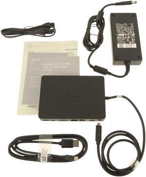 Dell 16X4Y WD15 Laptop Docking Station with 180-Watt Power Adapter - USB - RJ-45 - mini DisplayPort - HDMI - VGA - Black