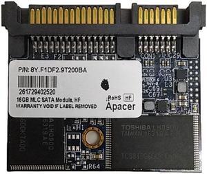 Apacer 8Y.F1DF2.9T200BA 16 GB Internal Solid State Drive - 3 Gbps - Micro SATA - Multi Level Cell