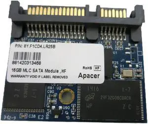 Apacer 8Y.F1CD4.LR25B 16 GB Internal Solid State Drive - 3 Gbps - Micro SATA - Multi Level Cell