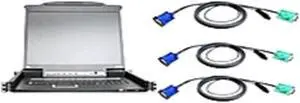 Aten Slideaway CL5716MUKIT 17-inch with 16-Ports KVM Switch - PS/2, USB