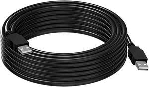 Lenovo ThinkSmart 10m Cable - 32.81 ft USB Data Transfer Cable for Computer, Hub - First End: 1 x USB 2.0 Type A - Male - Second End: 1 x USB 2.0 Type A - Male - 480 Mbit/s - Black