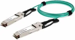 Mellanox Active Optical Cable, up to 200Gb/s IB HDR, QSFP56, 15m - 49.21 ft Fiber Optic Network Cable for Network Device - 200 Gbit/s
