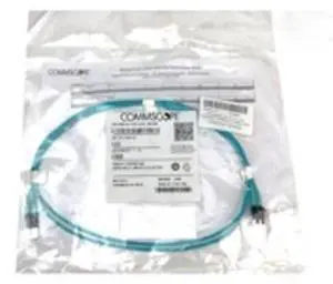 CommScope FEXLCLC42-MXF005 5-Feet LazrSPEED 550 OM4 Fiber Patch Cable - 2 Fiber - LC to LC - Duplex - Riser - Aqua