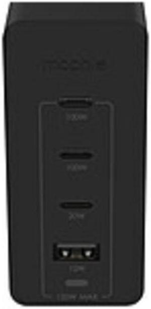 mophie speedport 120 120W 4-port GaN fast charger for Laptops, Smartphones, Tablets, USB-C and USB-A devices - The speedport 120 delivers a maximum shared output of up to 120W of power to your ...