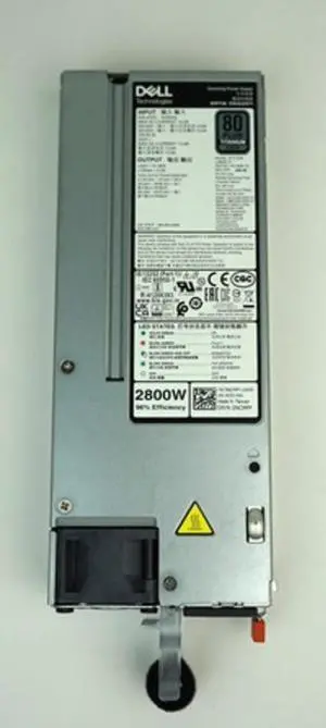 Dell NCMPF Switching Power Supply - 2800 Watts - 80-plus Titanium - 200 to 240 Volts - 15.6 Amperes