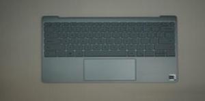 Dell TKH4F DGNXW Palmrest with Keyboard and Touchpad Assembly for XPS 13 9315 - US English - Backlit - Sky / Light Blue