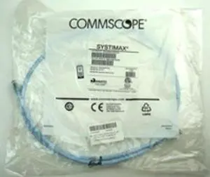 CommScope CPCSSX2-02F004 8C GigaSPEED X10D 360GS10E-C859 Solid Patch Cable - 4 Feet -C6A - RJ45to RJ45 - Light Blue