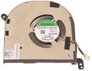 Dell 09RK6 44mm Left Side CPU Cooling Fan with 4-Pin Connector - 5 Volts DC - 0.38 Amps - 4.5 CFM