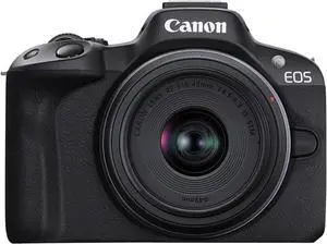 Canon EOS R50 5811C012 24.2 Megapixel Mirrorless Camera - Black - RF-S18-45 Millimeter F/4.5-6.3 IS STM Lens