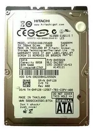 HP128 80GB 5400RPM SATA 2.5Inch Dell Hard Drive