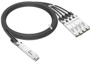 NVIDIA Mellanox MCP7Y50-N001 Passive Direct Attach Copper Splitter Cable - Black - 3 Feet - 800GBase OSFP To 4x 200GBase OSFP - 28 AWG - For InfiniBand TP NDR Systems