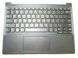 Dell 97HP1 Laptop Keyboard Assembly - Black - Palmrest With Backlit US-English Keyboard and Touchpad - KTYW0