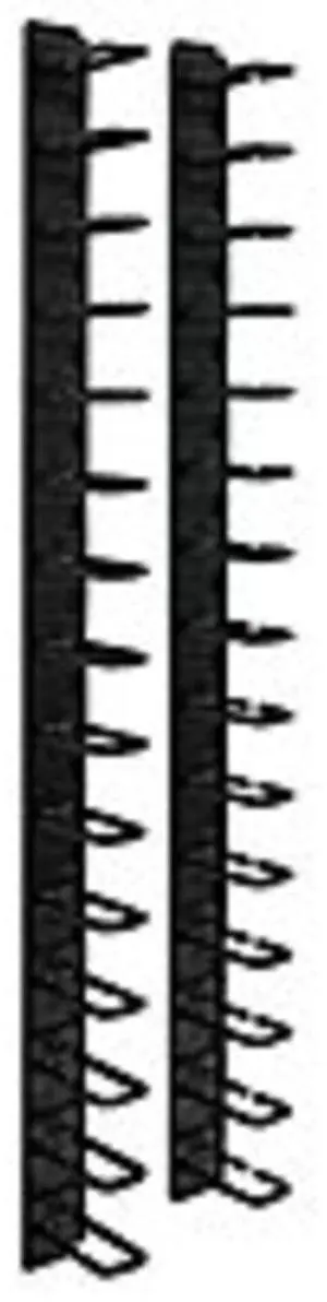 Tripp Lite SRCABLERINGVRT 6 Feet Vertical Cable Managers - Black