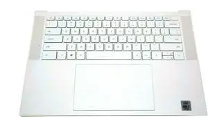 Dell DTXVP Keyboard With Touchpad And Palmrest Assembly - White - 79-Key - US-English QWERTY - Backlit