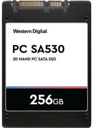 Western Digital SA530 SDASB8Y-256G 256GB Solid State Drive - 2.5 Inches - SATA 6Gbps - Internal
