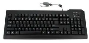 Seal Shield Silver Seal SSKSV208UK Waterproof Keyboard - Black - 105 Keys - QWERTY Layout - USB