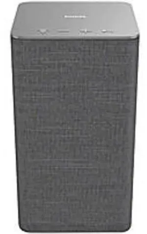 Philips W6205 TAW6205/37 40 Watts Wireless Tabletop Home Speaker - Gray - With Built-in Led for Surround Sound/stereo Pairing
