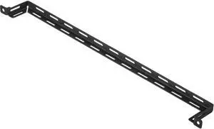 Middle Atlantic LBP-2A Lace Bar 2 Inches Offset L-Shaped 10 Pieces - Black - 19 Inches Wide - Rack Cable Management