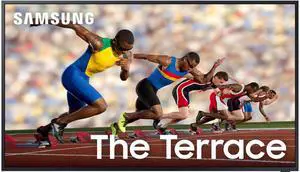 Samsung QN65LST9DAFXZA The Terrace 65-inch Full Sun Neo Outdoor Smart TV - 3840 x 2160 - 120 Hertz Refresh - Tizen OS - Alexa - Titan Black