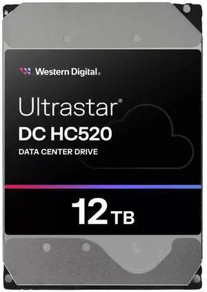 WD 0F30144 12TB Ultrastar DC HC520 HDD. Driving up Capacity and Driving Down TCO