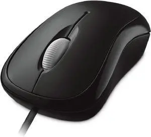 Microsoft Basic Optical Mouse - Optical - Cable - Black - USB - 800 dpi - Scroll Wheel - 3 Button(s) - Symmetrical