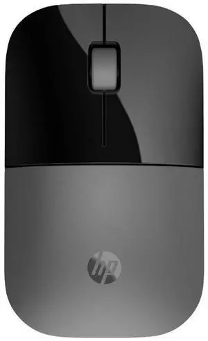 HP Z3700 L73782-201 Wireless Optical Mouse With Scroll Wheel - Silver, Black - 2-Buttons