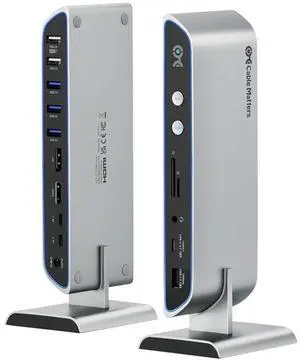 Cable Matters 201075 14-inch-1 4K 60 Hertz USB-C KVM Dock