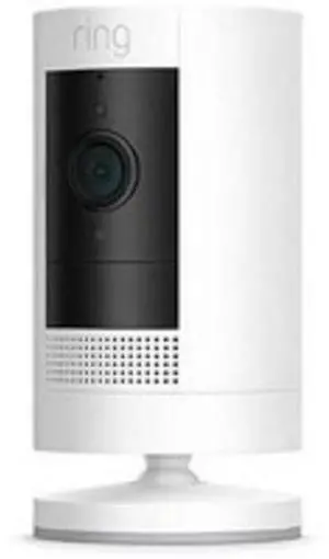 Ring B07Q6ZZFLS Stick Up Cam Wire-Free Security Camera - Battery Powered - 1080p - Night Vision - Wi-Fi - Indoor and Outdoor - White