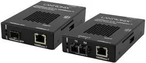 Transition Networks SGETF1040-110-NA Stand-Alone Media Converter - 1000BASE-T To 1000BASE-SX/LX - RJ-45 - SFP Mini-GBIC Fiber