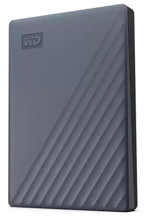 Western Digital WDBWML0020BGY-WESN 2TB Portable Hard Drive - Silicone Grey - USB-A, USB-C (Adapter Included) - USB 3.2 Gen 1 - Up to 5 Gbps