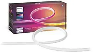 Philips 46677570552 570556 Hue Gradient Lightstrip Base Kit - Indoor - LED - Dimmable - IP20 - Plug-in - Google Assistant - Hue - Amazon - Alexa - Android - iOS - White