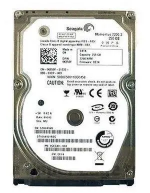 K850F 250GB 7200RPM SATA 2.5Inch Dell Hard Drive