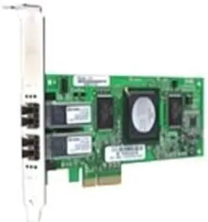 QLogic QLE2462-CK SANblade QLE2462-CK 4 Gbps Dual Port Fiber Channel PCI Express Host Bus Adapter QLogic QLE2462-CK SANblade QLE2462-CK 4 Gbps Dual Port Fiber Channel PCI Express Host Bus Adapter