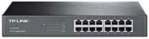 TP-LINK TL-SG1016D 10/100/1000Mbps 16-Port Gigabit 13-inch Rackmountable Switch, 32Gbps Capacity - 16 Ports - 16 x RJ-45 - 10/100/1000Base-T