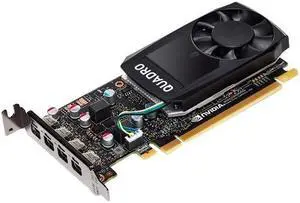 2GB PNY nVIDIA Quadro P600 4x DisplayPort GDDR5 PCI Express 3.0 x16 Graphics Card VCQP600-PB