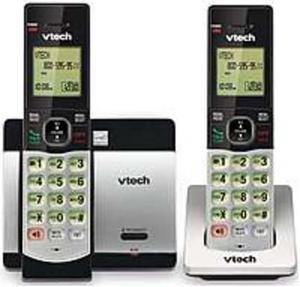 VTech CS5119-2 DECT 6.0 Expandable 2-Handset Cordless Phone with Caller ID and Call Waiting - Gray