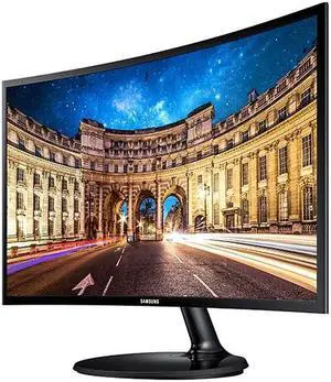 Samsung C24F390FHN 23.5" LED LCD Monitor - 16:9 - 4 ms - 1920 x 1080 - 16.7 Million Colors - 250 Nit - 3,000:1 - Full HD - HDMI - VGA - 25 W - High Glossy Black