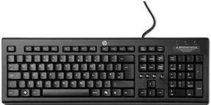 HP DHHPWZ972AA WZ972AA#ABA Classic Wired Keyboard - USB - Microsoft Windows 2000/XP/Vista/7/8 - Black
