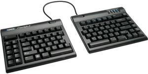 Kinesis Freestyle2 Keyboard for PC - Cable Connectivity - USB Interface - English, French - Compatible with Computer (PC) - Cut, Copy, Paste, Undo, Pause, Page Movement, Home, Forward Hot Key(s) - ...