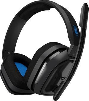 Astro A10 Headset - Stereo - Mini-phone (3.5mm) - Wired - 32 Ohm - 20 Hz - 20 kHz - Over-the-ear, Over-the-head - Binaural - Circumaural - Blue, Gray