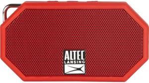 Altec Lansing Mini H20 Speaker System - Wireless Speaker(s) - Portable - Battery Rechargeable - Red - Bluetooth - USB - Floatable, Microphone, Digital signal processing (DSP), Wireless Audio ...