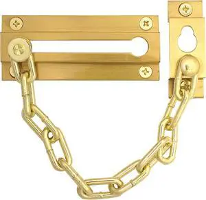 Ultra 60891 Chain Door Guard - Brass Plated