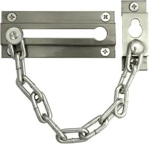 Ultra Satin Nickel Chain Door Guard  29014