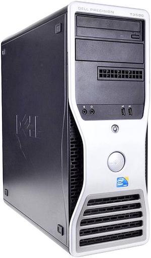 Dell Precision T3500 Intel Xeon Quad Core 2670 MHz 500Gig Serial ATA 4GB DVD ROM Windows 10 Professional 64 Bit Desktop Computer
