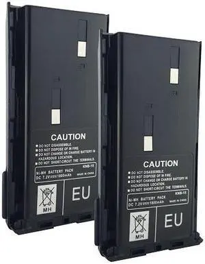 2 x 1800mAh Battery(s) for KENWOOD TK-260 TK-360 TK-270G TK-370G