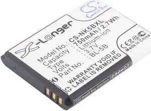 Battery for Nokia 6120 BL-5B GPS Tracker GT102 TK102 Maxcom MM131 Topblue TB-521