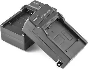 2x Combo - AC/DC Battery Charger for Panasonic DMW-BCF10 DMW-BCF10E DMW-BCF10PP DMC-TS1 2-PACK