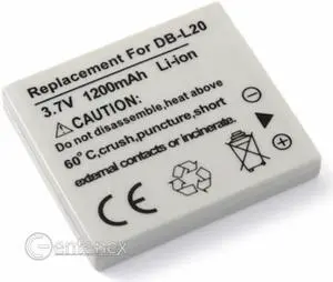 Battery for Sanyo DB-L20 DBL20 Xacti dmx-ca9 dmx-hd2000 dmx-ca8 dmx-cg9 sanyo xacti e1 dmx-ca65