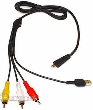 AV Data Cable for Sony VMC-MD3 USB Cyber-Shot DSC-T99 DSC-W350 DSC-TX5 DSC-W380 DSC-W390 Type-3